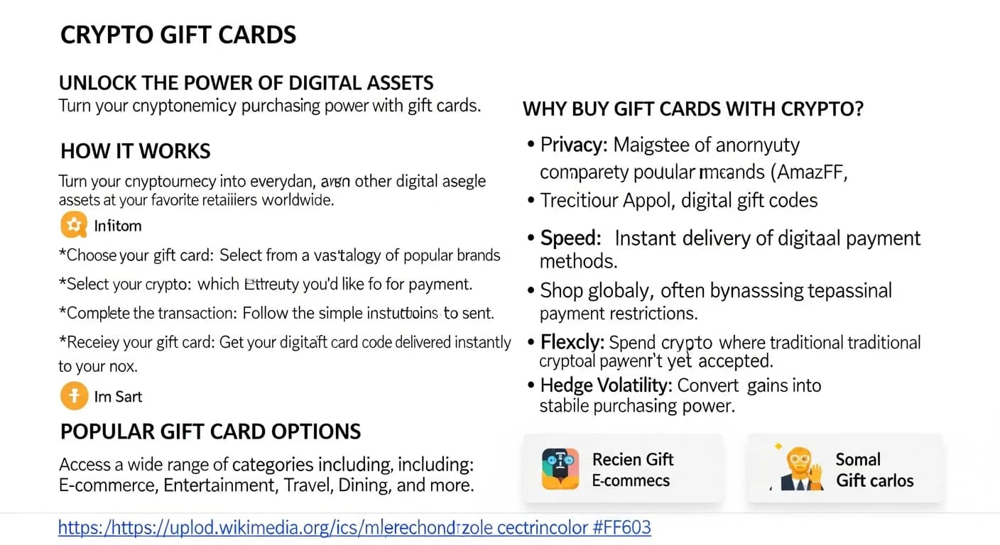 Buy Gift Cards with Crypto (No KYC): Complete Guide 2026