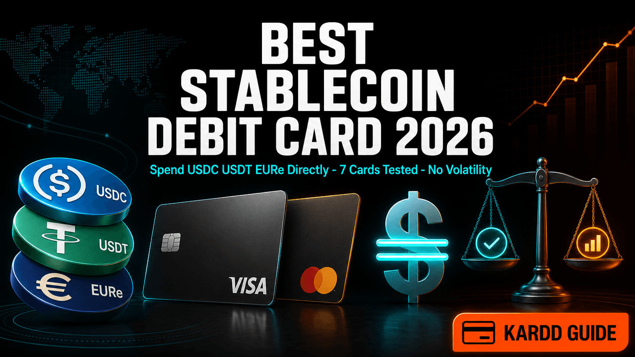 Best Stablecoin Debit Card 2026: 7 USDC and USDT Visa Cards Tested