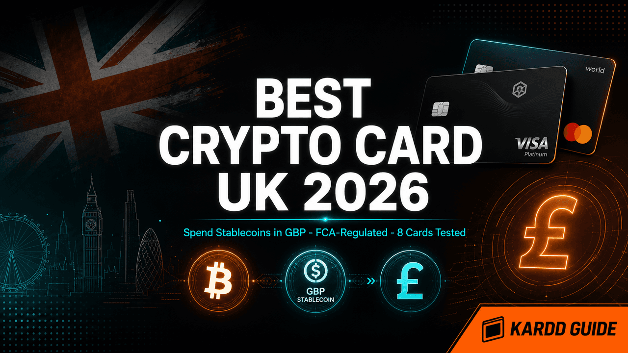 Best Crypto Card UK 2026: 7 Cards Tested + HMRC CGT Rules