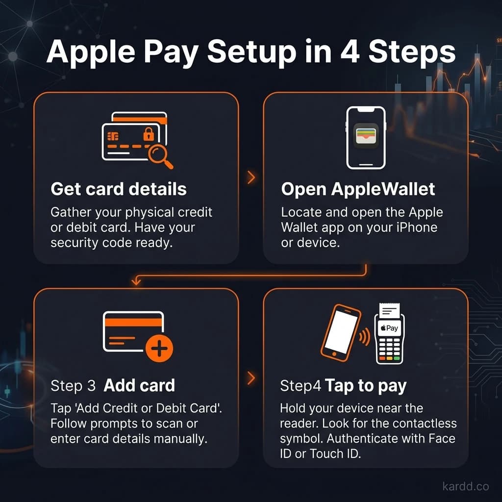 Apple Pay setup in 4 steps