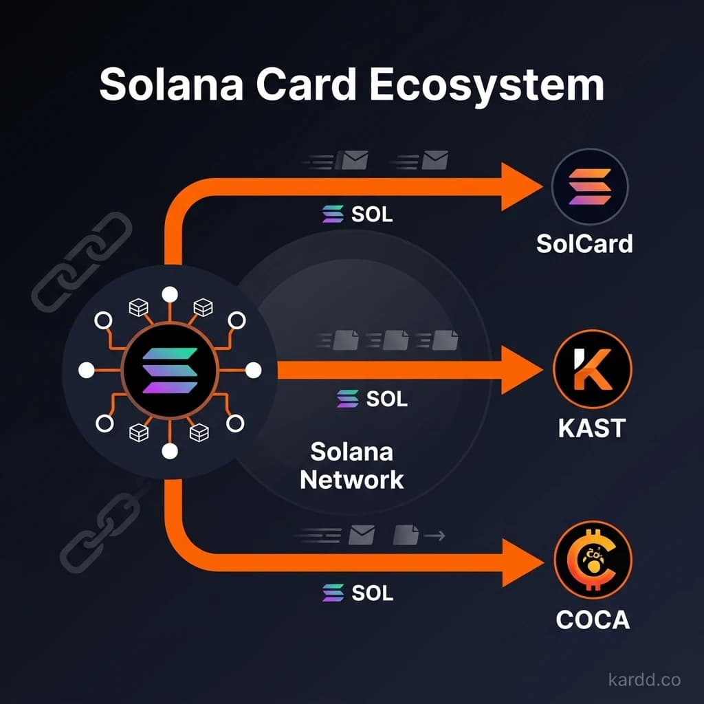 Solana crypto card ecosystem