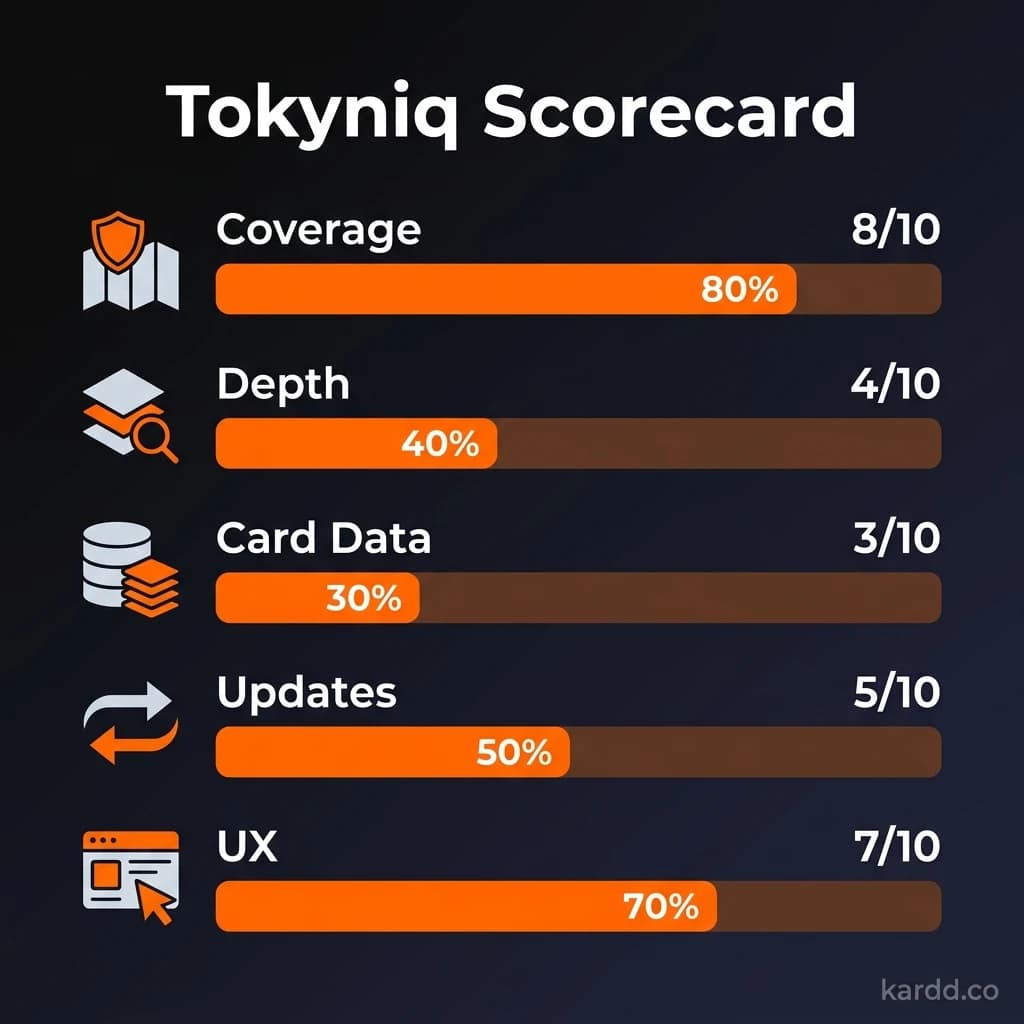 Tokyniq scorecard ratings