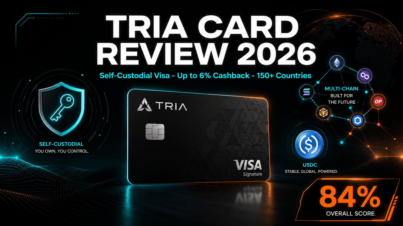 Tria Card Review 2026: Self-Custodial Visa, Up to 6% Cashback, 150+ Countries